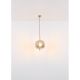 Pendule, Lustre suspendate - Lustra cu 3 pendule design modern Blacky I negru mat, alama