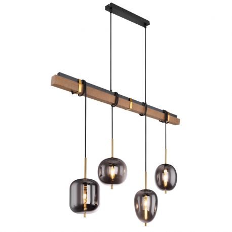 Pendule, Lustre suspendate - Lustra suspendata design modern Blacky negru mat