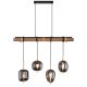 Pendule, Lustre suspendate - Lustra suspendata design modern Blacky negru mat