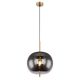 Pendule, Lustre suspendate - Pendul design modern Blacky I negru mat, alama