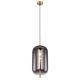 Pendule, Lustre suspendate - Pendul design modern Blacky I negru mat, alama 22cm