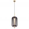 Pendul design modern Blacky I negru mat, alama 22cm