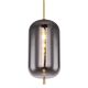 Pendule, Lustre suspendate - Pendul design modern Blacky I negru mat, alama 22cm