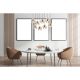 Pendule, Lustre suspendate - Lustra cu 8 pendule design modern MILLEY negru, auriu