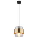 Pendul design modern MILLEY negru, auriu