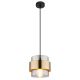 Pendule, Lustre suspendate - Pendul design modern MILLEY negru, auriu