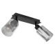 Plafoniere cu spoturi, Spoturi aplicate - Plafoniera cu 2 spoturi directionabile design modern HADERA negru