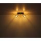 Plafoniere cu spoturi, Spoturi aplicate - Plafoniera cu 2 spoturi directionabile design modern HADERA negru