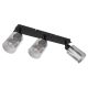 Plafoniere cu spoturi, Spoturi aplicate - Plafoniera cu 3 spoturi directionabile design modern HADERA negru
