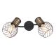 Aplice cu Spot - Aplica de perete / tavan cu 2 spoturi design industrial ARGUSTO negru, auriu