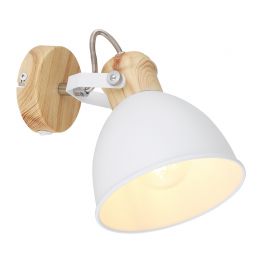 Aplice cu Spot - Aplica cu spot directionabil design industrial WIHO alb