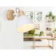 Aplice cu Spot - Aplica cu spot directionabil design industrial WIHO alb