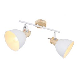 Aplice cu Spot - Aplica de perete / tavan cu 2 spoturi directionabile design industrial WIHO alb