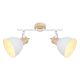 Aplice cu Spot - Aplica de perete / tavan cu 2 spoturi directionabile design industrial WIHO alb