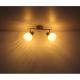 Aplice cu Spot - Aplica de perete / tavan cu 2 spoturi design modern WILLY nichel