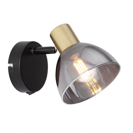 Aplice cu Spot - Aplica cu spot design modern JAY negru, alama