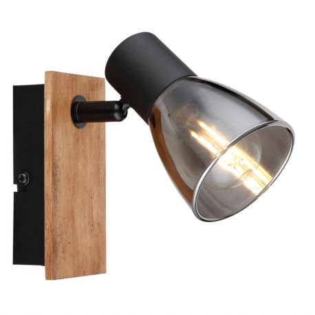 Aplice cu Spot - Aplica cu spot directionabil design modern CLAUDE negru, maro