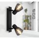 Aplice cu Spot - Aplica de perete / tavan cu 2 spoturi directionabile design modern CLAUDE negru