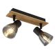 Aplice cu Spot - Aplica de perete / tavan cu 2 spoturi directionabile design modern CLAUDE negru, maro