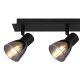 Plafoniere cu spoturi, Spoturi aplicate - Plafoniera cu 3 spoturi directionabile design modern CLAUDE negru
