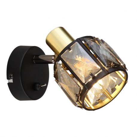 Aplice cu Spot - Aplica cu spot design modern INDIANA auriu, negru