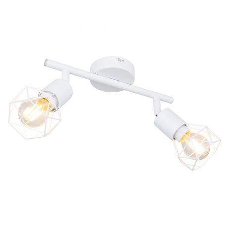 Aplice cu Spot - Aplica de perete / tavan cu 2 spoturi design industrial XARA I alb