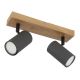 Aplice cu Spot - Aplica de perete / tavan cu 2 spoturi directionabile design modern ROBBY gri grafit