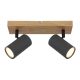 Aplice cu Spot - Aplica de perete / tavan cu 2 spoturi directionabile design modern ROBBY gri grafit