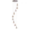 Lustra moderna AMBER MILANO 9 alama