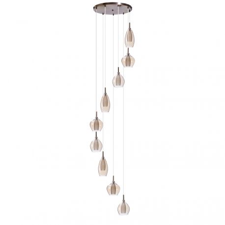 Pendule, Lustre suspendate - Lustra moderna AMBER MILANO 9 alama