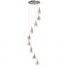 Lustra moderna AMBER MILANO 9 alama