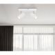 Aplice cu Spot - Aplica de perete / tavan cu 2 spoturi directionabile design modern ROBBY alb