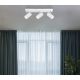 Plafoniere cu spoturi, Spoturi aplicate - Plafoniera cu 3 spoturi directionabile design modern ROBBY alb
