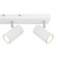 Plafoniere cu spoturi, Spoturi aplicate - Plafoniera cu 3 spoturi directionabile design modern ROBBY alb