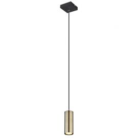 Pendule, Lustre suspendate - Pendul design modern ROBBY negru mat, alama mat