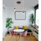 Pendule, Lustre suspendate - Lustra cu 3 pendule design industrial ULLEU negru, maro