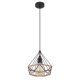 Pendule, Lustre suspendate - Pendul design industrial ULLEU negru, maro 25cm