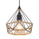 Pendule, Lustre suspendate - Pendul design industrial ULLEU negru, maro 25cm