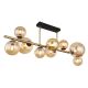 Plafoniere - Plafoniera LED design modern Riha negru, alama