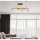 Plafoniere - Plafoniera LED design modern Riha negru, alama
