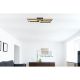 Plafoniere - Plafoniera LED design modern ILLA negru, maro 69x36,5cm