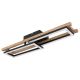 Plafoniere - Plafoniera LED design modern ILLA negru, maro 69x36,5cm