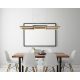 Pendule, Lustre suspendate - Lustra LED suspendata design modern ILLA negru, maro