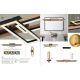 Pendule, Lustre suspendate - Lustra LED suspendata design modern ILLA negru, maro