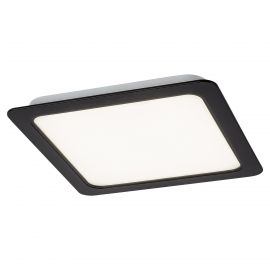 Spoturi tavan fals - Spot LED incastrabil design modern Shaun negru 9,5x9,5cm