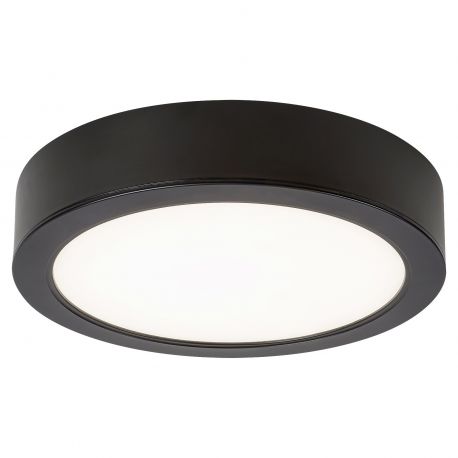 Plafoniere - Plafoniera LED design modern Shaun negru 22cm