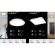 Plafoniere cu spoturi, Spoturi aplicate - Spot LED incastrabil design modern Shaun alb 14,5cm
