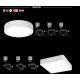 Plafoniere cu spoturi, Spoturi aplicate - Plafoniera LED design modern Shaun alb 14,5cm