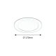 Plafoniere cu spoturi, Spoturi aplicate - Spot incastrabil design modern Lois alb mat 17cm