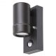 Aplice - Aplica de perete exterior, cu senzor de miscare, protectie IP44, Medina negru